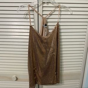 Gold Sparkle Tank